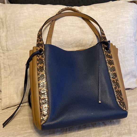Coach - harmony hobo colorblock with snakeskin detail - Picture 6 of 7